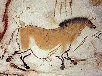 Lascaux cave paintings — one of the earliest known examples of art on a surface