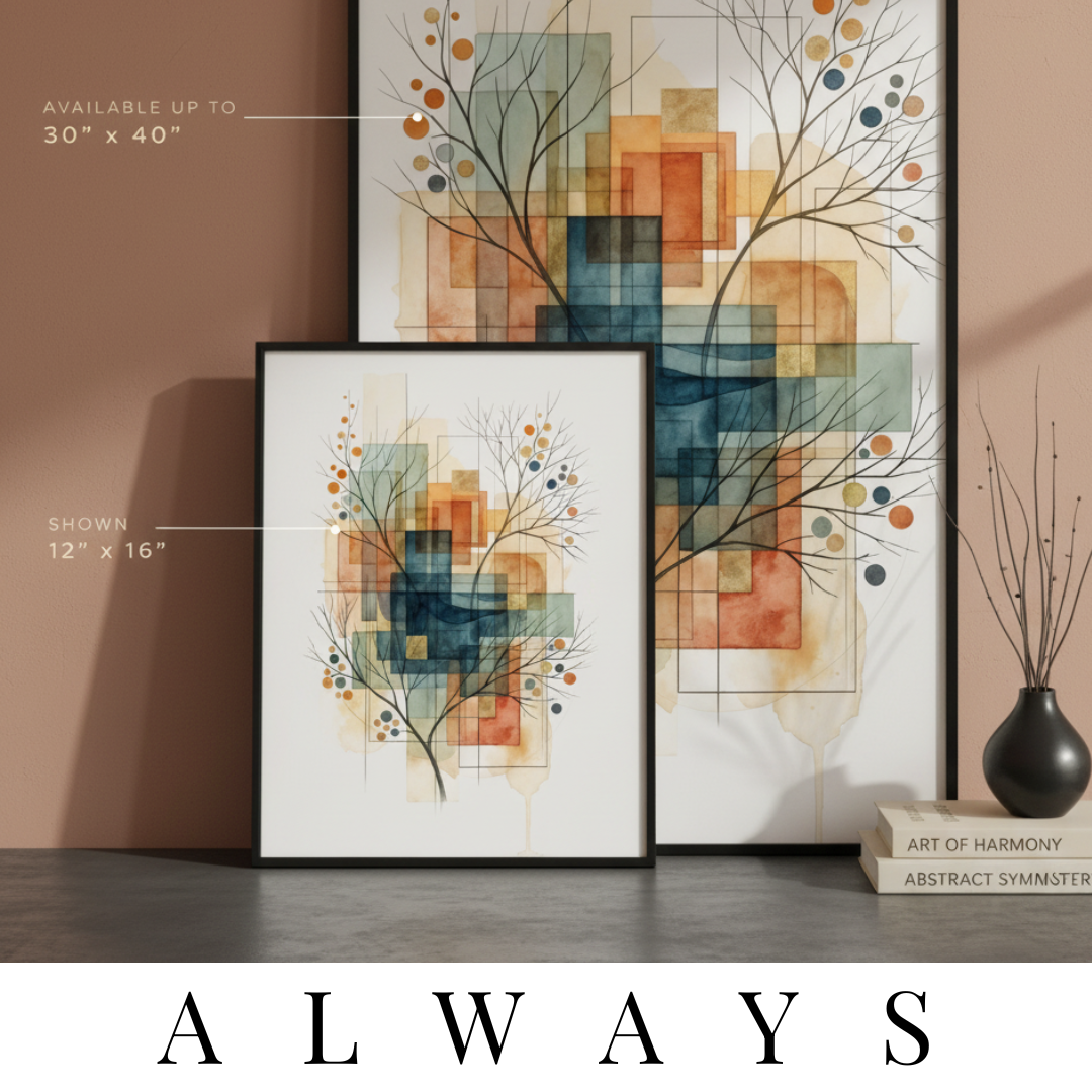 The-Always-Collection-Wall-Art-by-MB-Canvas MB Canvas premium abstract wall art vibrant vivid colors Fade resistant ink by MB Canvas