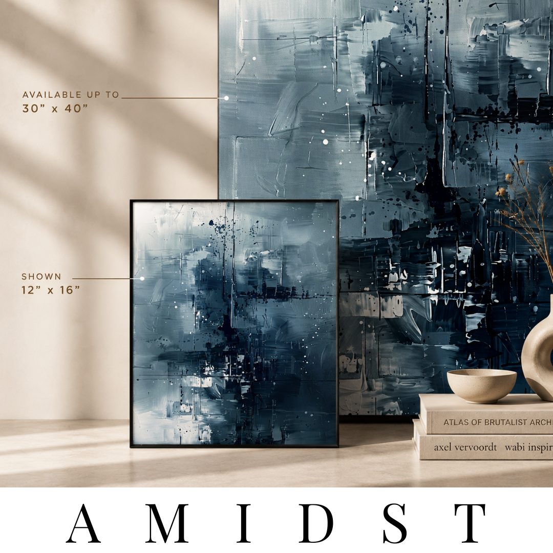 The "Amidst" Collection |  Premium Wall Art by MB Canvas MB Canvas premium abstract wall art vibrant vivid colors Fade resistant ink by MB Canvas