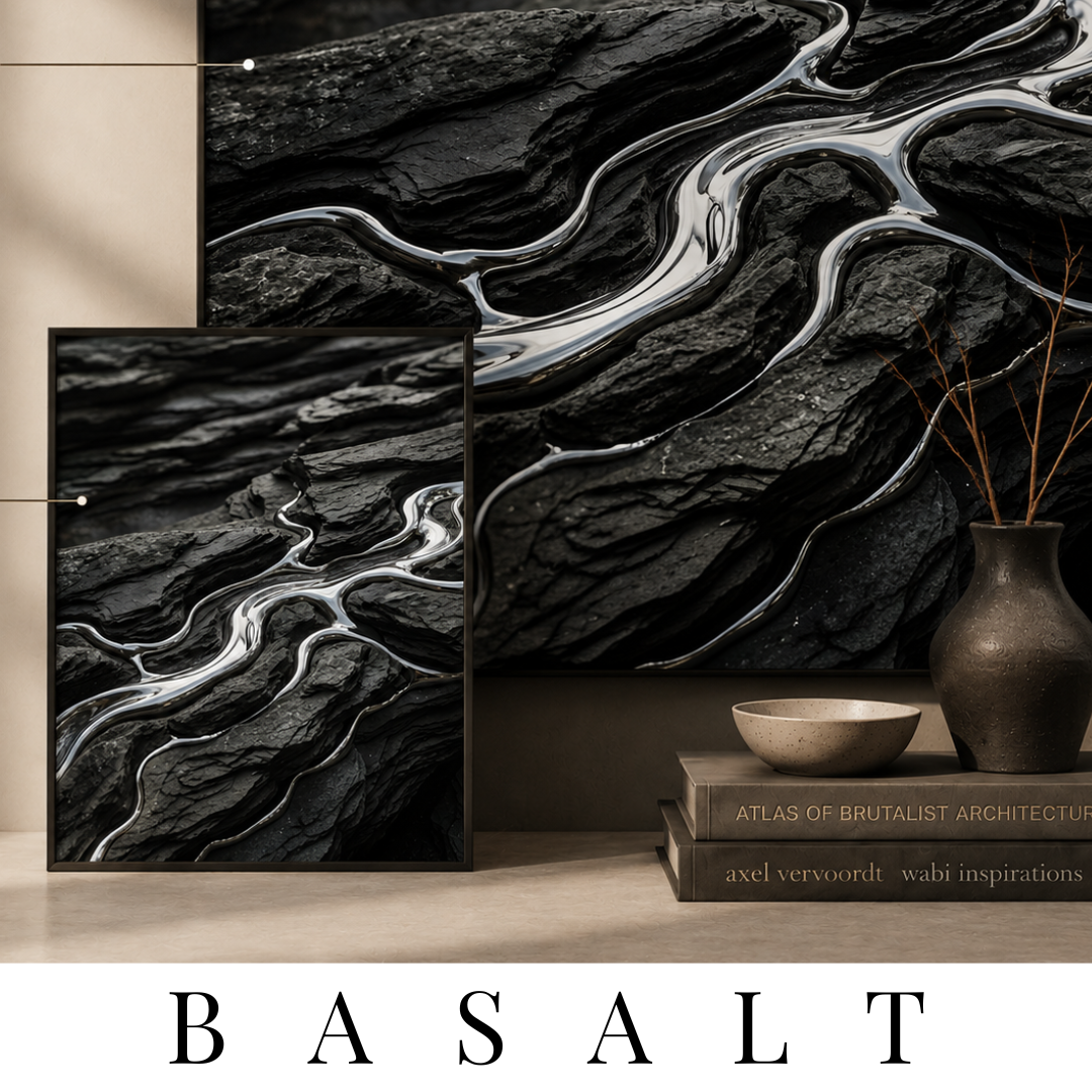 The "Basalt" Collection | Wall Art by MB Canvas