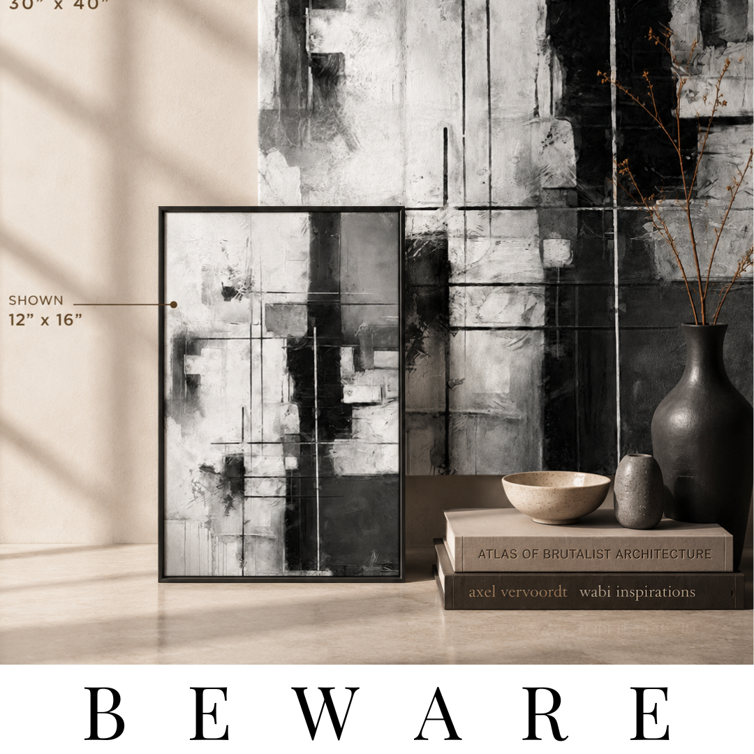 The-Beware-Collection-Wall-Art-by-MB-Canvas MB Canvas premium abstract wall art vibrant vivid colors Fade resistant ink by MB Canvas