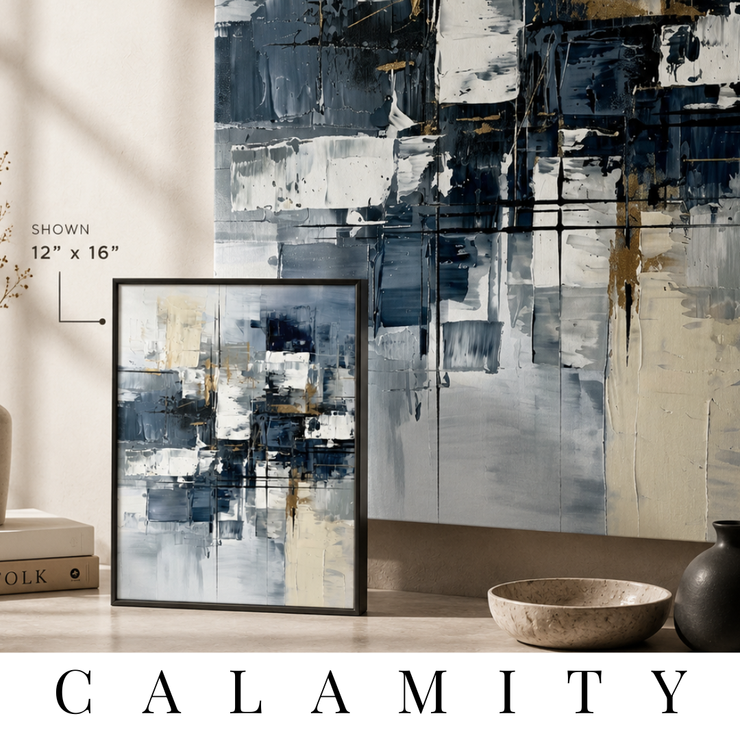 Muted tones abstract art defined lines with a stunning contrast in colors Professional poly-cotton blend canvas Texture: Heavyweight 10.15 oz fabric for a true gallery feel