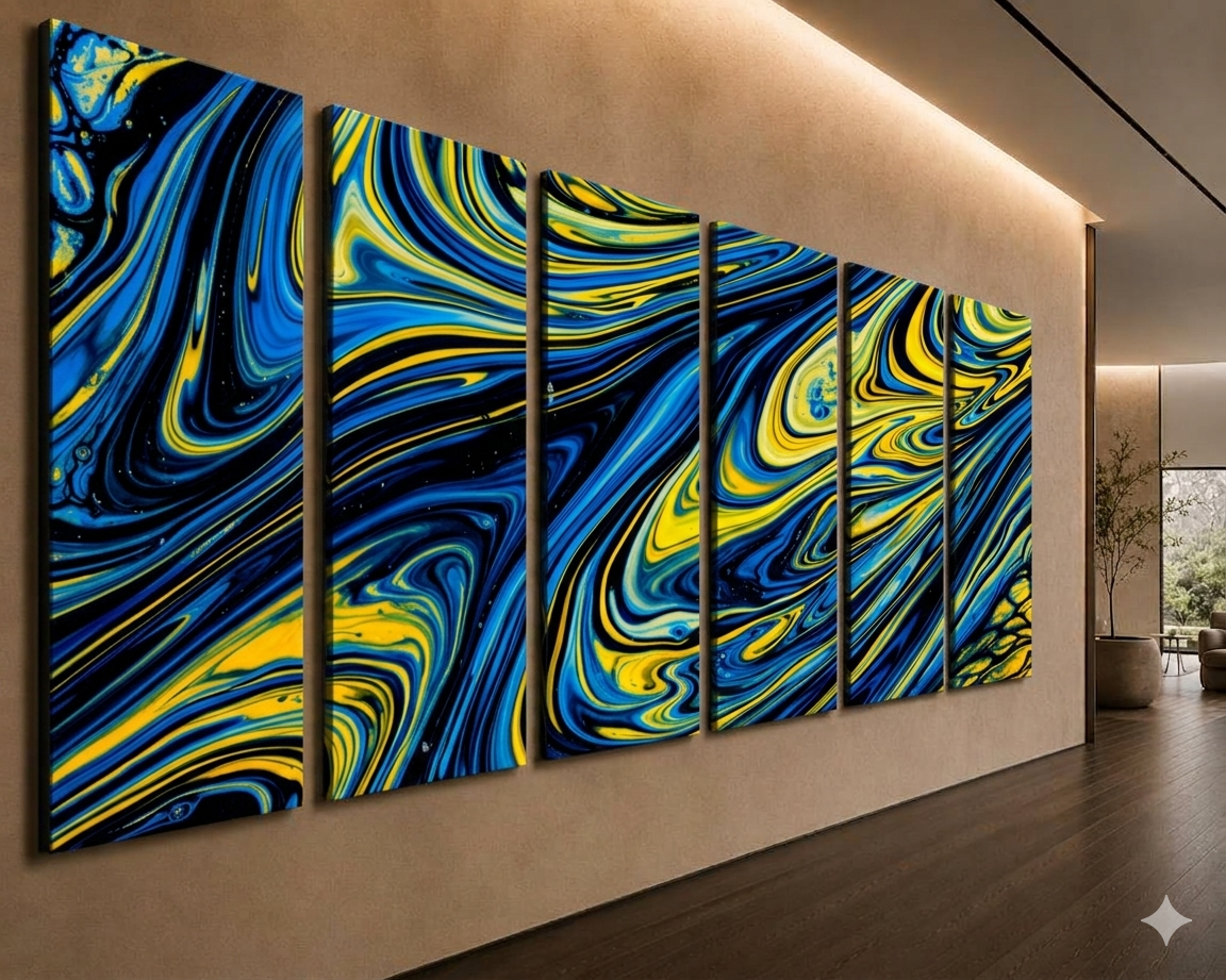 The "Coral" Multi Collections | Wall Art by MB Canvas
