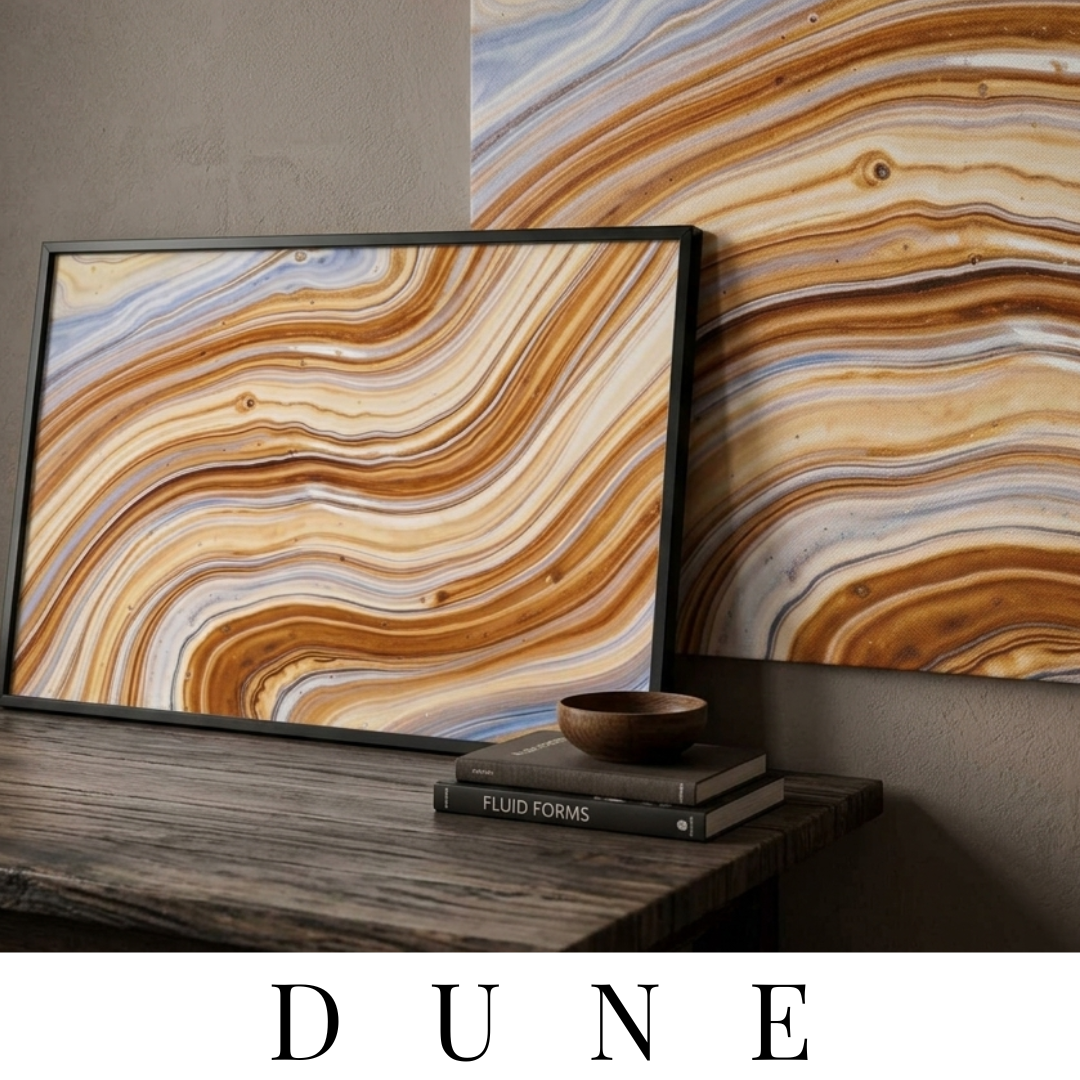 The "Dune" Collection | Liquid Wall Art by MB Canvas MB Canvas premium abstract wall art vibrant vivid colors Fade resistant ink by MB Canvas