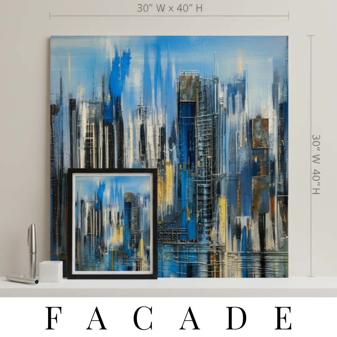 The "Facade" Collection | Wall Art by MB Canvas