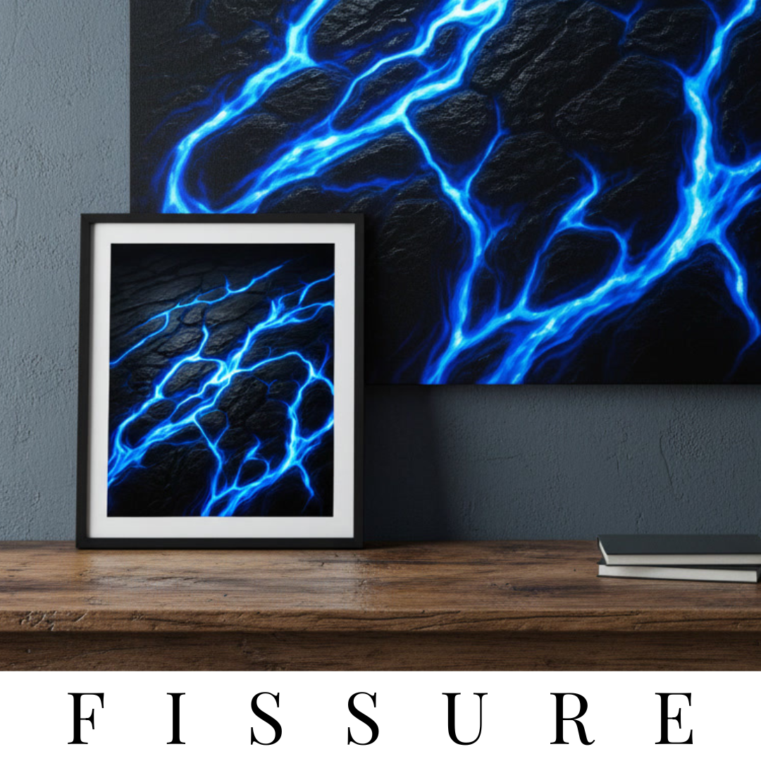 The-Fissure-Collection MB Canvas premium abstract wall art vibrant vivid colors Fade resistant ink by MB Canvas