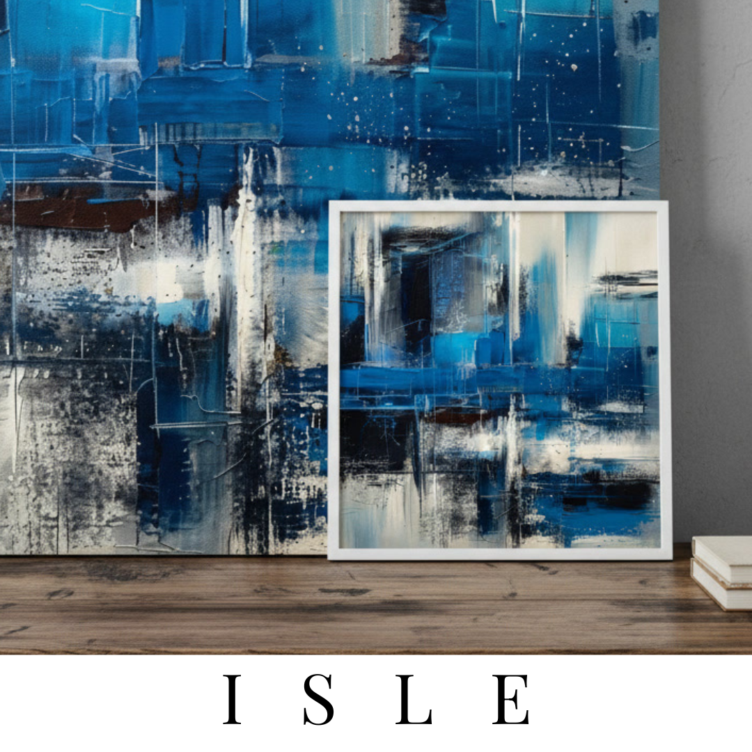The "Isles" Collection | Wall Art by MB Canvas MB Canvas premium abstract wall art vibrant vivid colors Fade resistant ink by MB Canvas