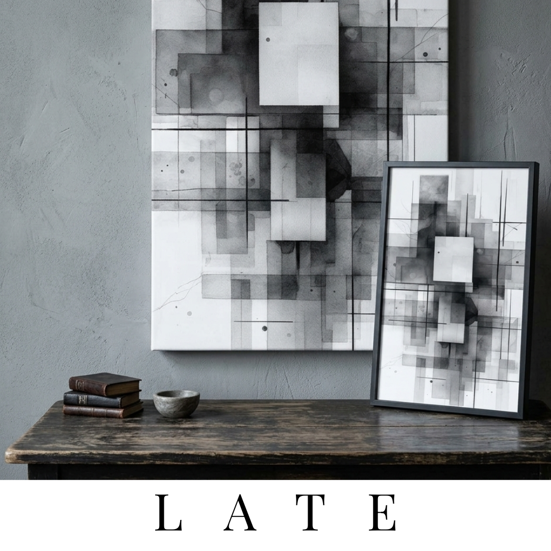 The "Late" Collection | Wall Art by MB Canvas