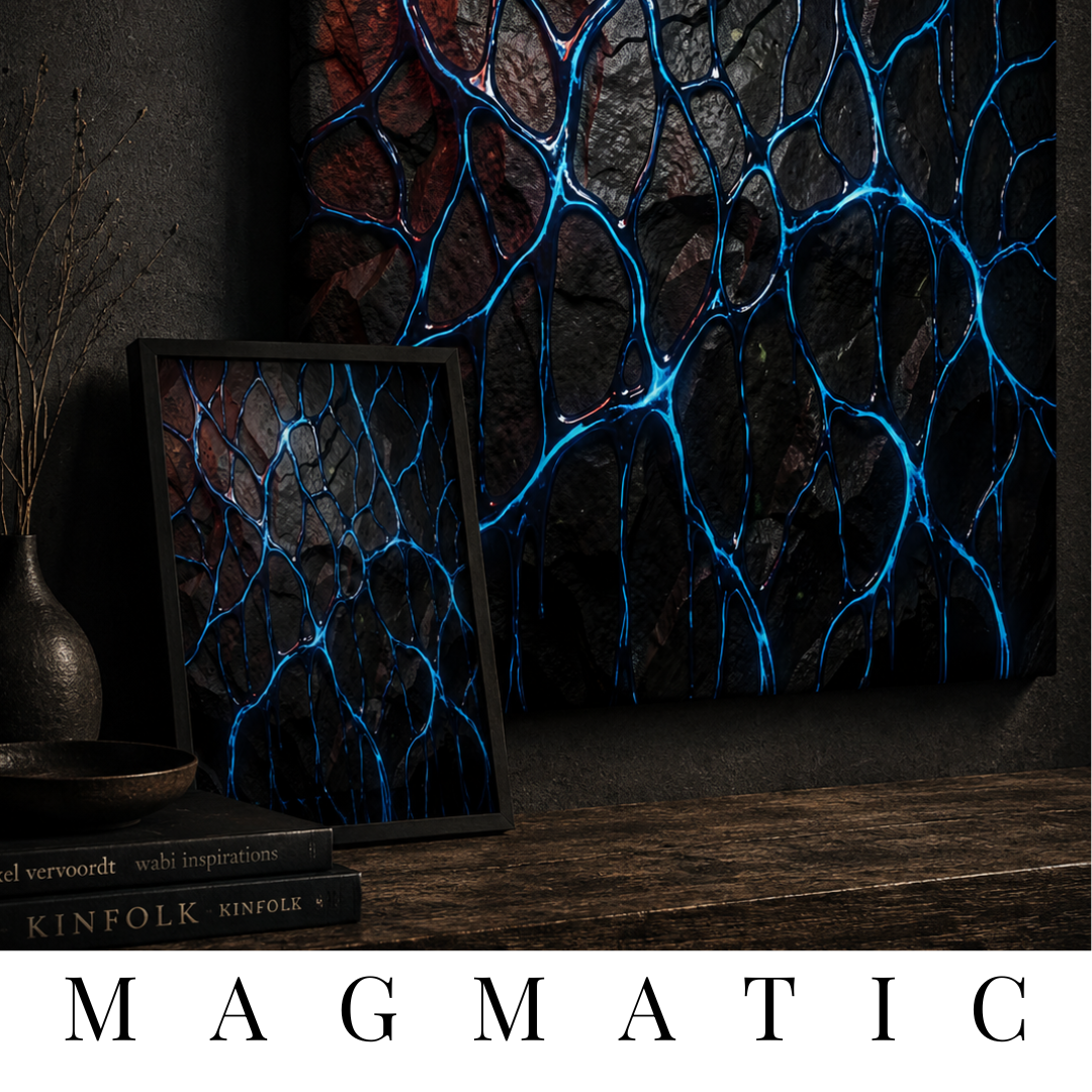 The "Magmatic" Collection | Wall Art by MB Canvas