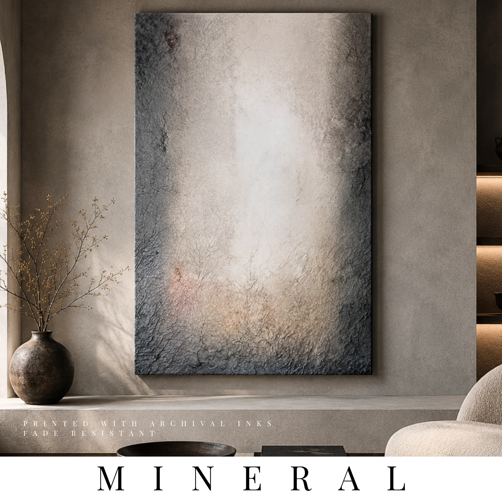 The "Mineral" Collection | Wall Art by MB Canvas