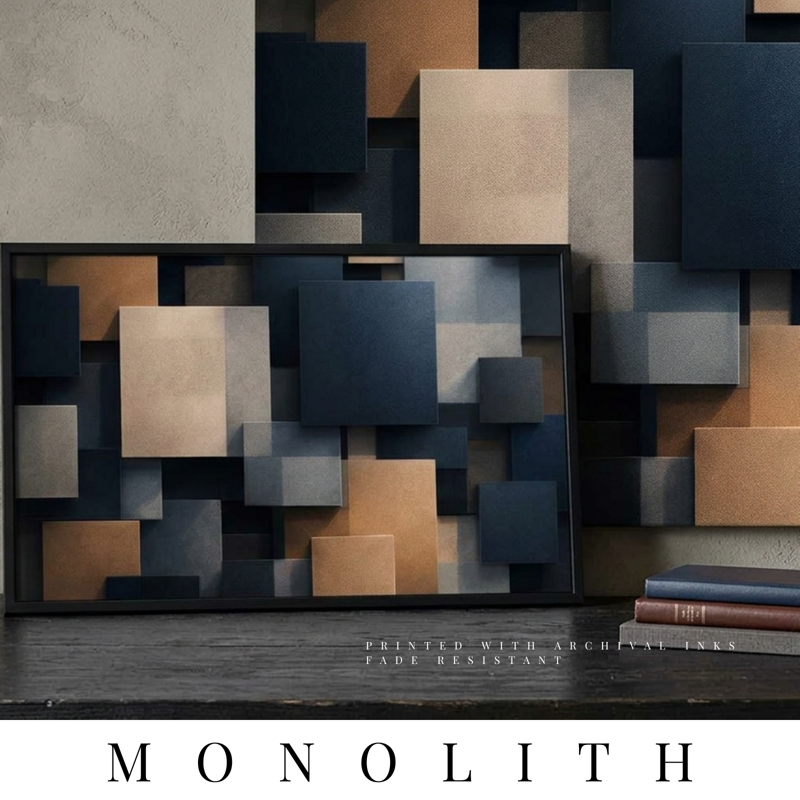 The-Monolith-Collection-Wall-Art-by-MB-Canvas MB Canvas premium abstract wall art vibrant vivid colors Fade resistant ink by MB Canvas