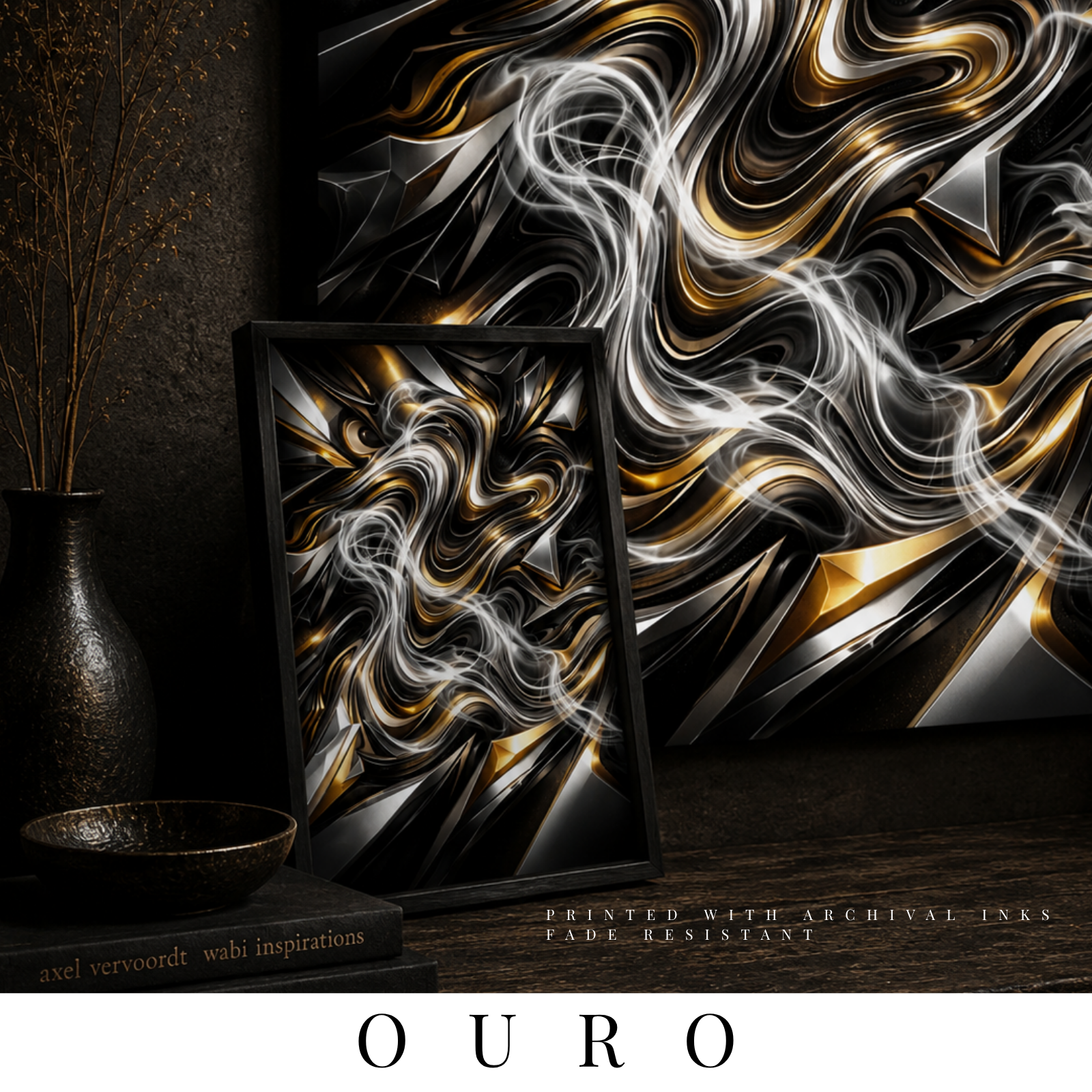 The-Ouro-Collection-Wall-Art-by-MB-Canvas MB Canvas premium abstract wall art vibrant vivid colors Fade resistant ink by MB Canvas