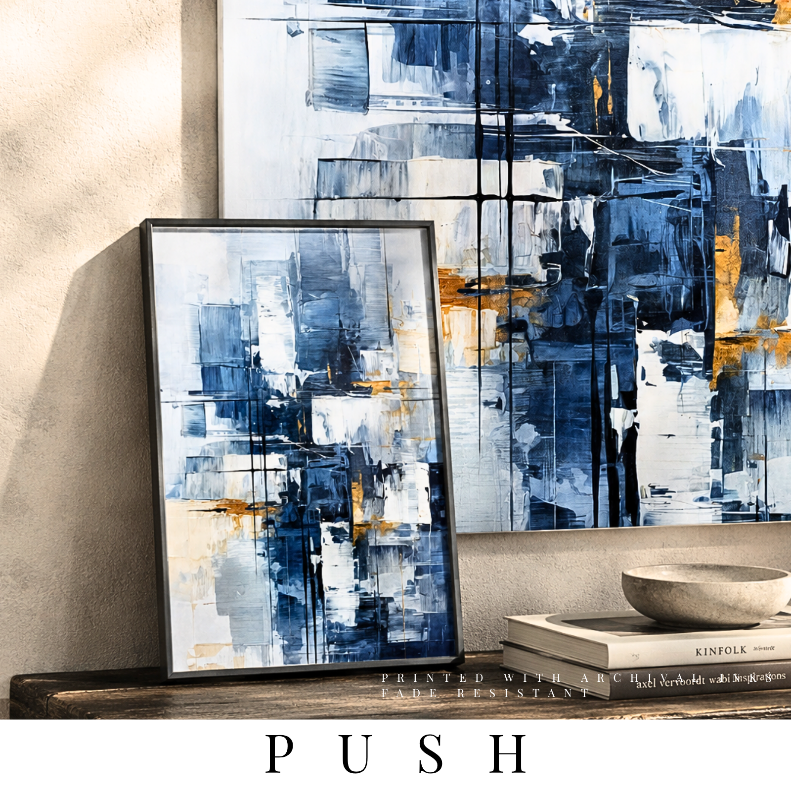 The "Push" Collection | Wall Art by MB Canvas