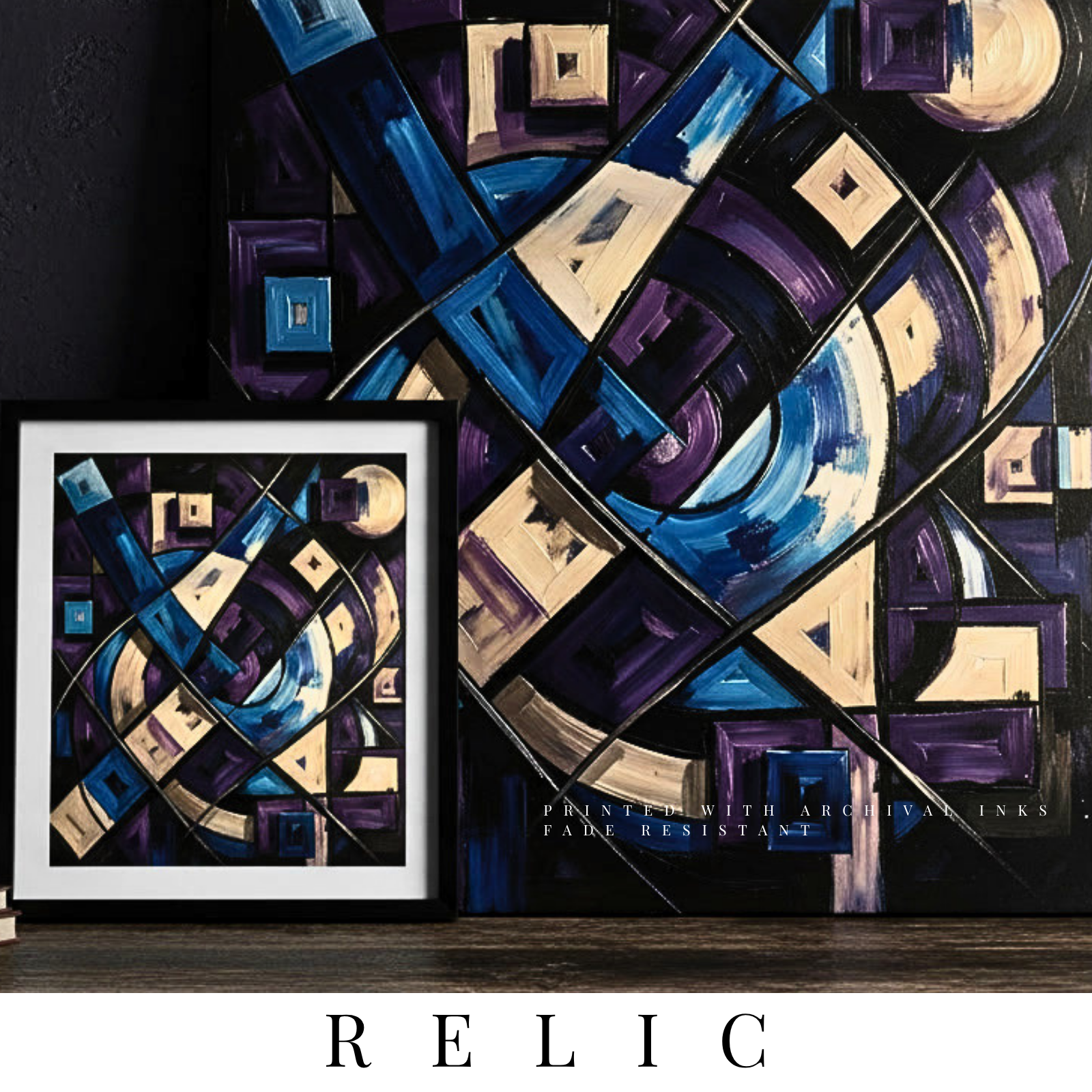 The-Relic-Collection-Wall-Art-by-MB-Canvas MB Canvas premium abstract wall art vibrant vivid colors Fade resistant ink by MB Canvas
