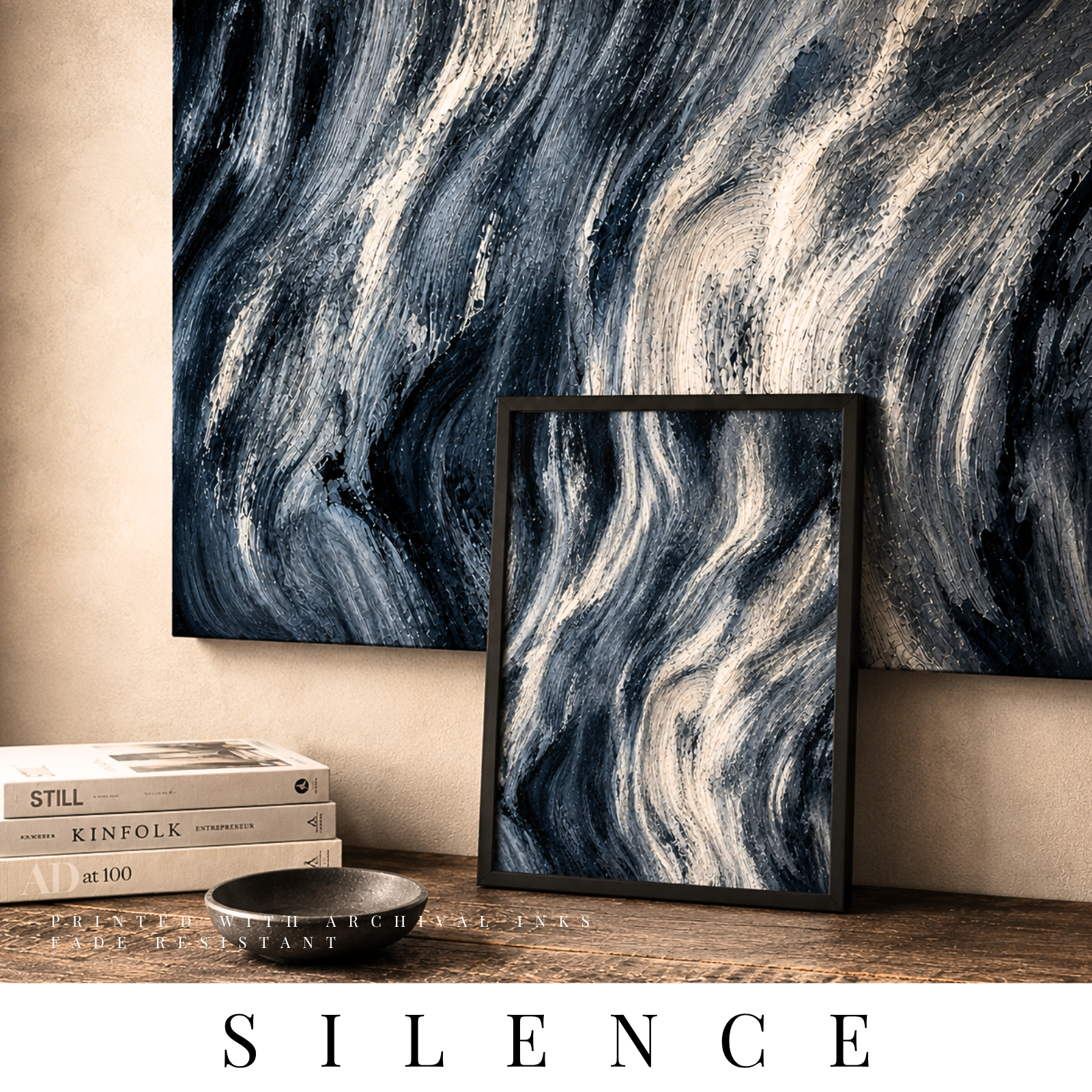 The "Silence" Collection | Wall Art by MB Canvas