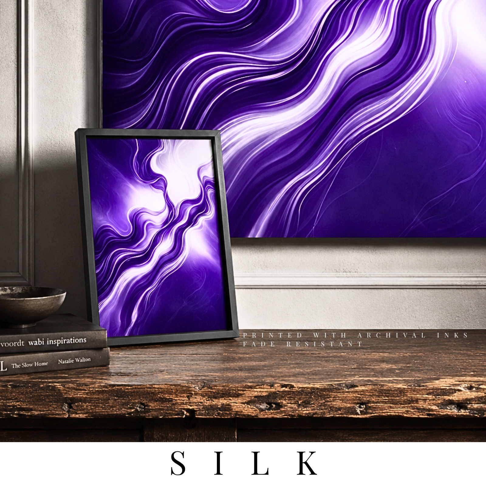 The-Silk-Collection-Wall-Art-by-MB-Canvas MB Canvas premium abstract wall art vibrant vivid colors Fade resistant ink by MB Canvas