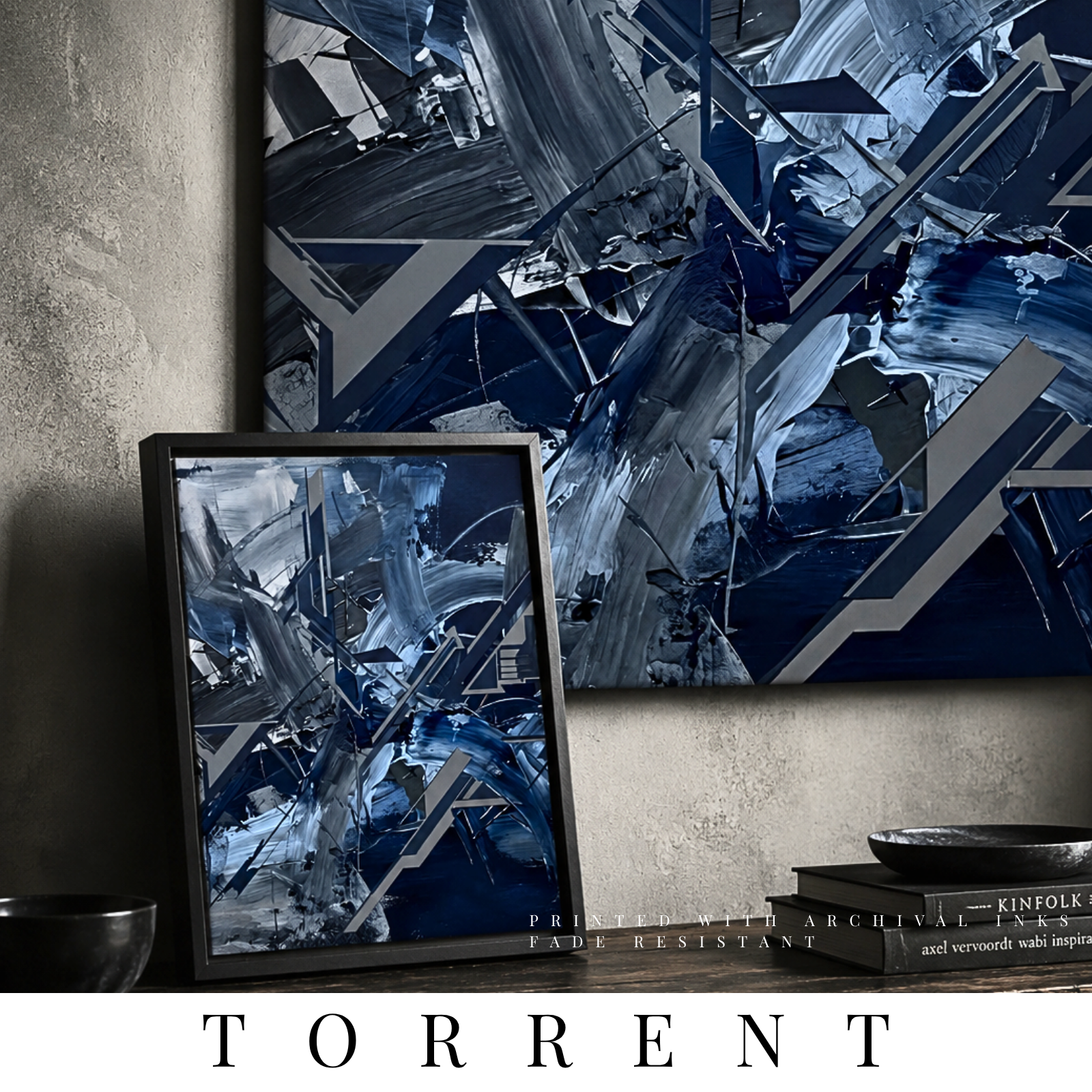 The-Torrent-Collection-Premium-Wall-Art-by-MB-Canvas MB Canvas premium abstract wall art vibrant vivid colors Fade resistant ink by MB Canvas
