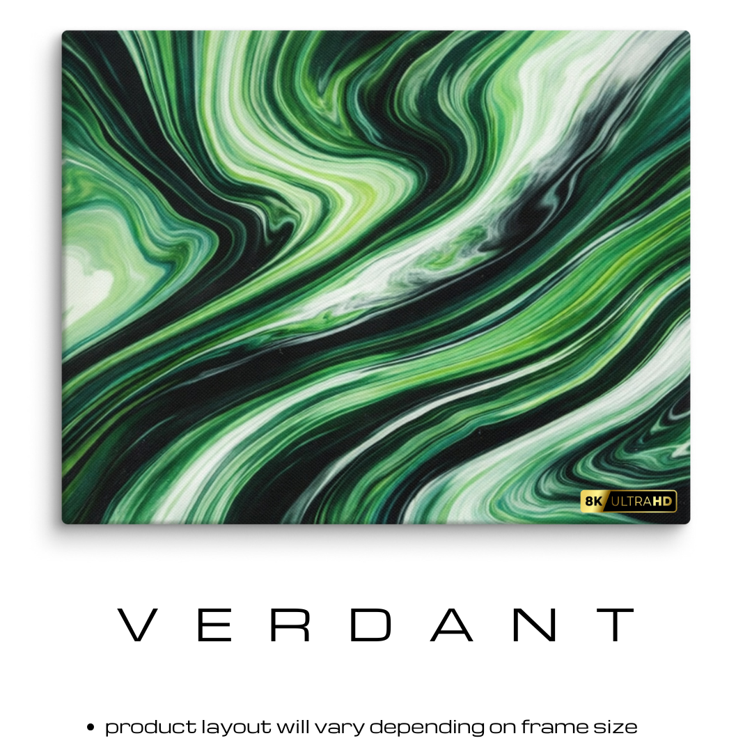 The-Verdant-Collection-Premium-Wall-Art-by-MB-Canvas MB Canvas premium abstract wall art vibrant vivid colors Fade resistant ink by MB Canvas