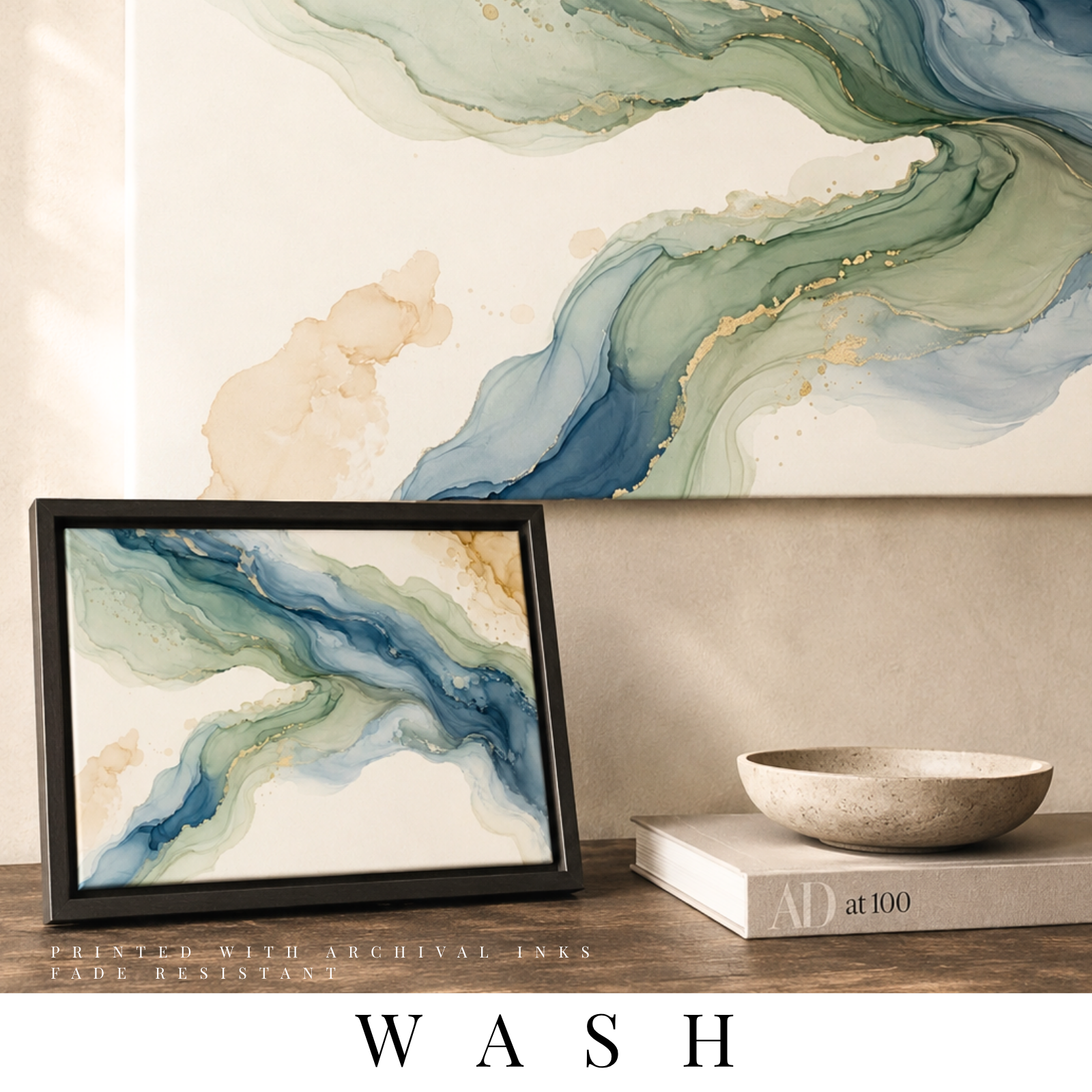 The "Wash" Collection | Wall Art by MB Canvas