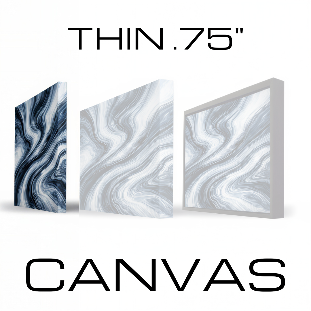 Canvas Wall Art - Blank Canvas in Gallery