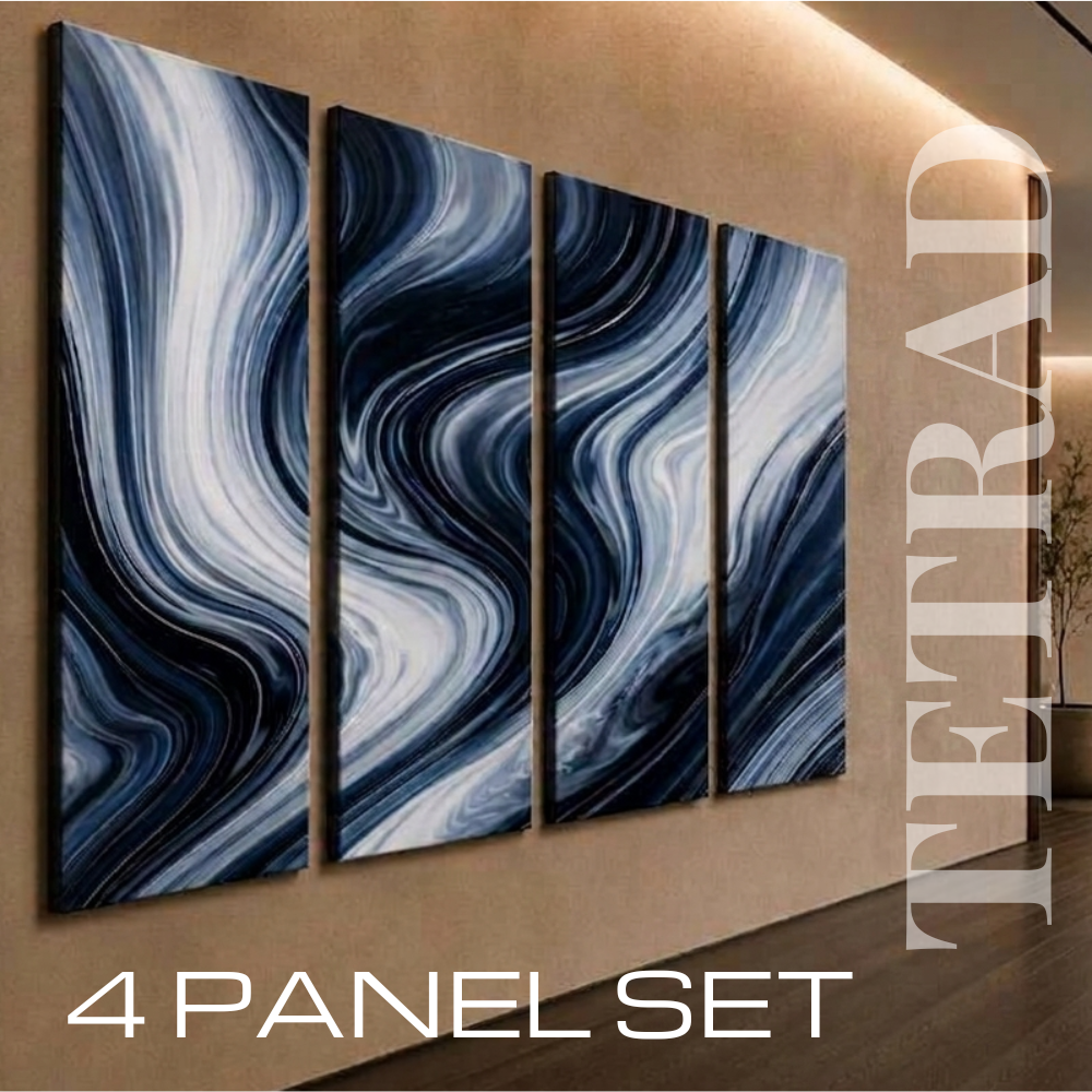 Vibrant Large Canvas wall art 4-panel stunning decor for any room