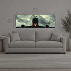 AERO 401 | Canvas — size reference, 60 W × 20 H inches — B Quiet