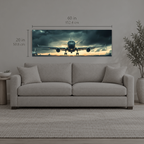 AERO403 | Canvas — size reference, 60 W × 20 H inches — B Quiet