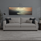 Afterglow 104 | Canvas — size reference, 60 W × 20 H inches — B Quiet