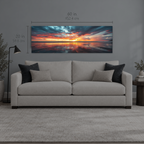 Afterglow 191 | Canvas — size reference, 60 W × 20 H inches — B Quiet