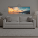 Afterglow 199 | Canvas — size reference, 60 W × 20 H inches — B Quiet