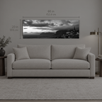 AFTERLIGHT 016 | Canvas — size reference, 60 W × 20 H inches — B Quiet