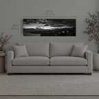 AFTERLIGHT 046 | Canvas — size reference, 60 W × 20 H inches — B Quiet