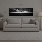 AFTERLIGHT 050 | Canvas — size reference, 60 W × 20 H inches — B Quiet