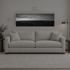 AFTERLIGHT 055 | Canvas — size reference, 60 W × 20 H inches — B Quiet