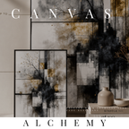 Alchemy canvas print shown in product view in 10 x 20 inch universal size