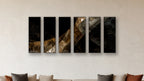 ASHLAR 001 HEXAD 12x36 accurately scaled living-room mockup
