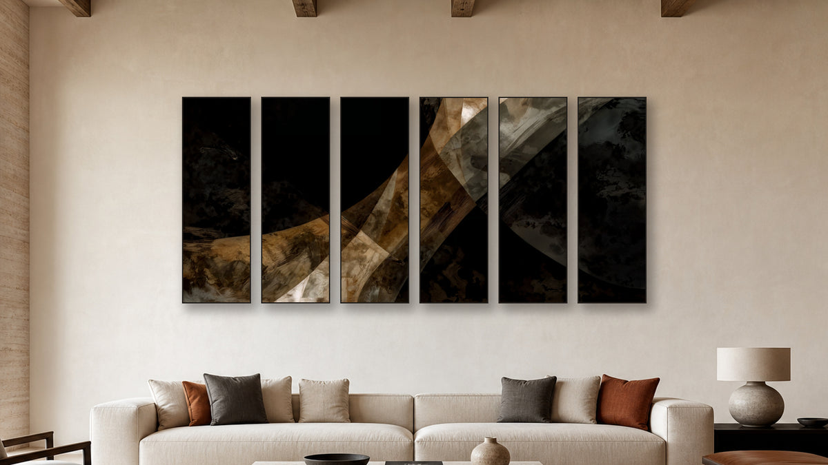 ASHLAR 001 HEXAD 20x60 accurately scaled living-room mockup