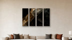 ASHLAR 001 TETRAD 16x48 accurately scaled living-room mockup