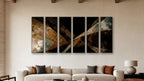 ASHLAR 201 HEXAD 20x60 accurately scaled living-room mockup