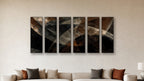 ASHLAR 377 HEXAD 16x48 accurately scaled living-room mockup