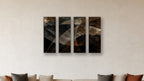 ASHLAR 377 TETRAD II–V 12x36 accurately scaled living-room mockup