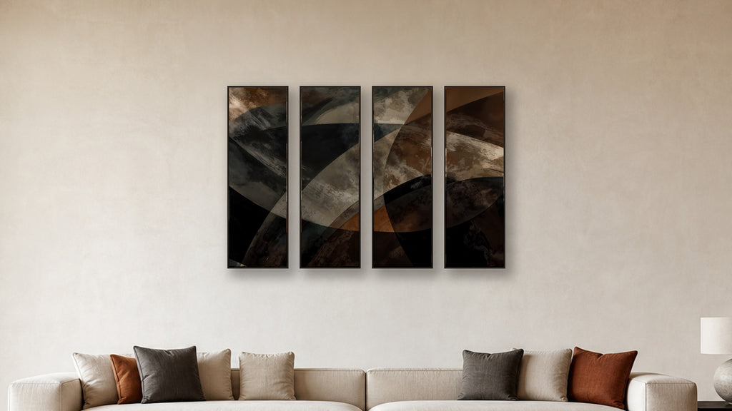 ASHLAR 377 TETRAD II–V 16x48 accurately scaled living-room mockup