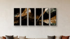 ASHLAR 565 HEXAD 12x36 accurately scaled living-room mockup