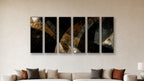 ASHLAR 633 HEXAD 16x48 accurately scaled living-room mockup
