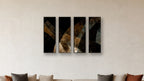 ASHLAR 633 TETRAD II–V 12x36 accurately scaled living-room mockup