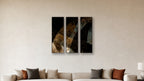 ASHLAR 633 TRIPTYCH III–V 16x48 accurately scaled living-room mockup