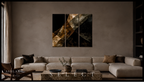 ASHLAR 001 Canvas 3-Panel Triptych III–V complete multi-panel canvas display