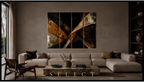 ASHLAR 201 Canvas 4-Panel Tetrad II–V complete multi-panel canvas display