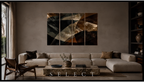 ASHLAR 377 Canvas 4-Panel Tetrad II–V complete multi-panel canvas display