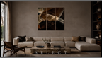 ASHLAR 377 Canvas 3-Panel Triptych IV–VI complete multi-panel canvas display